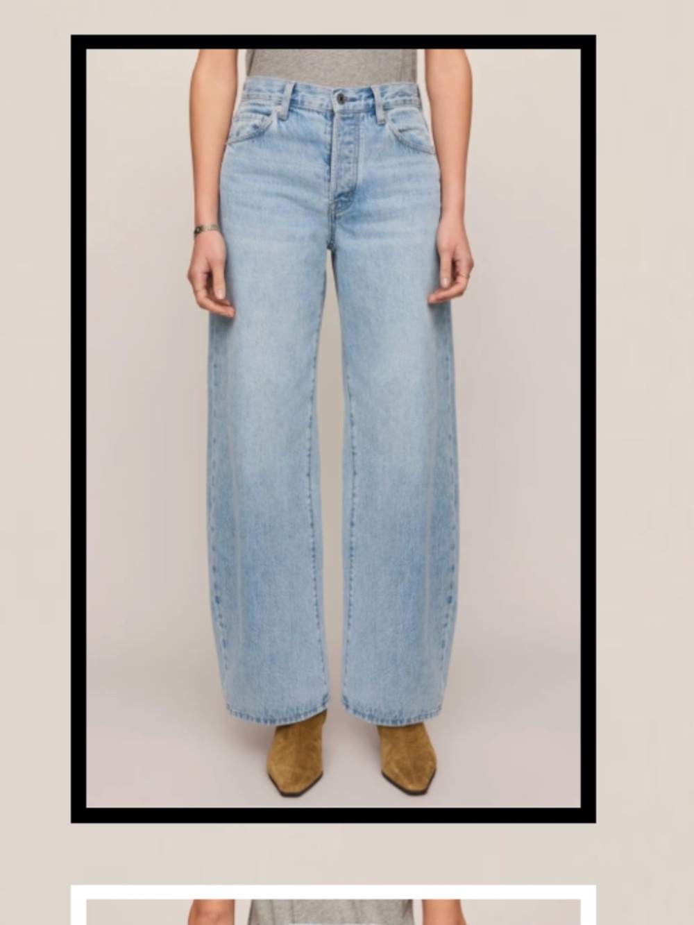Z Supply - The High Rise Bowed - "The Show Off" in Indigo Bloom, NWT, Size 26